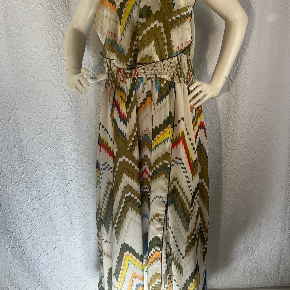 eShakti‎ Multicolor midi Dress - Picture 3 of 10
